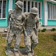 КОНГО (ЗАИР). Скульптура в Киншасе.